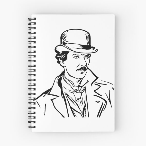 Item preview, Sherlock Holmes Line Drawing designed and sold by GeoSketchWear.