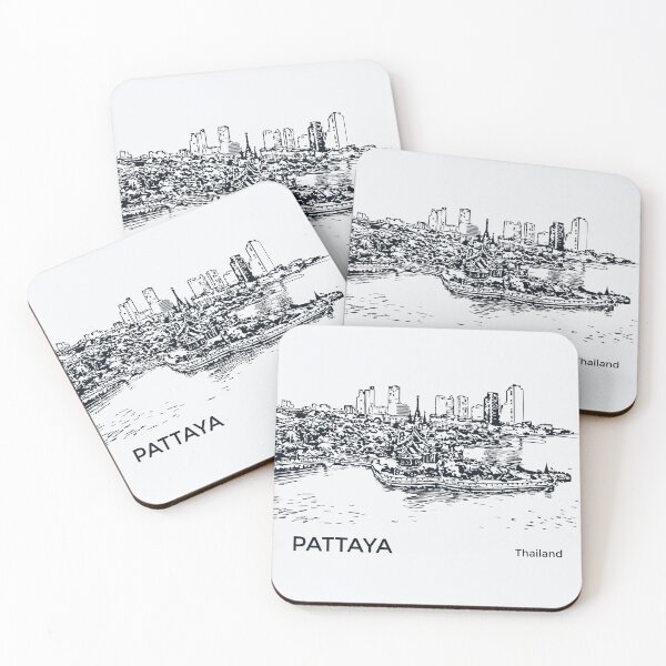 Artikelvorschau, Pattaya Thailand entworfen und verkauft von Lakeric Cityscapes.