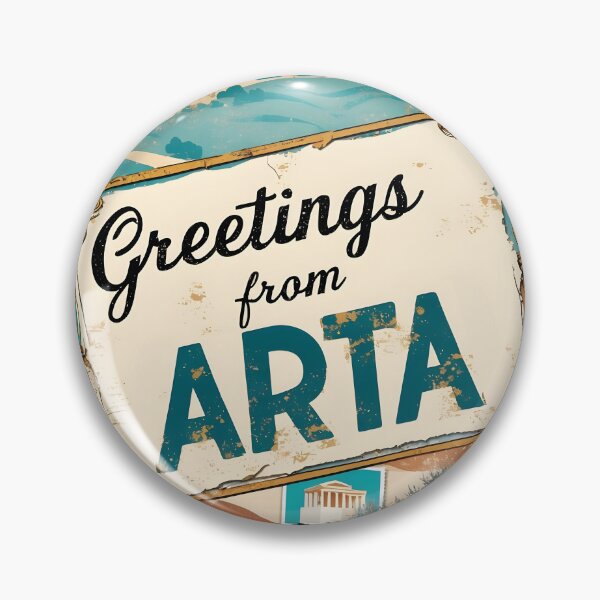Item preview, Greetings from Arta Epirus Greece Postcard Vintage Retro Travel Vintage designed and sold by TravelPostcardGems.