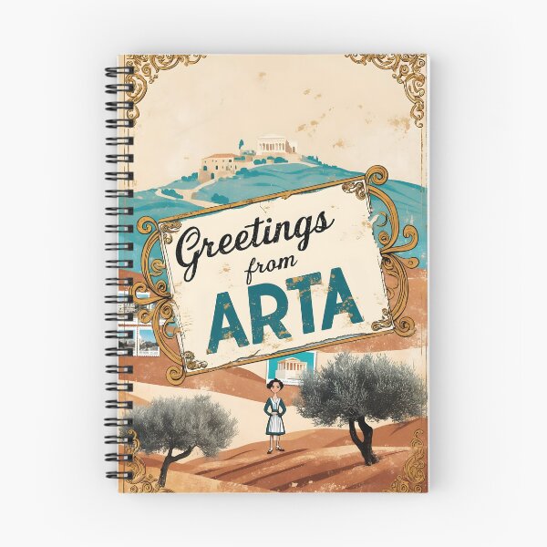 Item preview, Greetings from Arta Epirus Greece Postcard Vintage Retro Travel Vintage designed and sold by TravelPostcardGems.