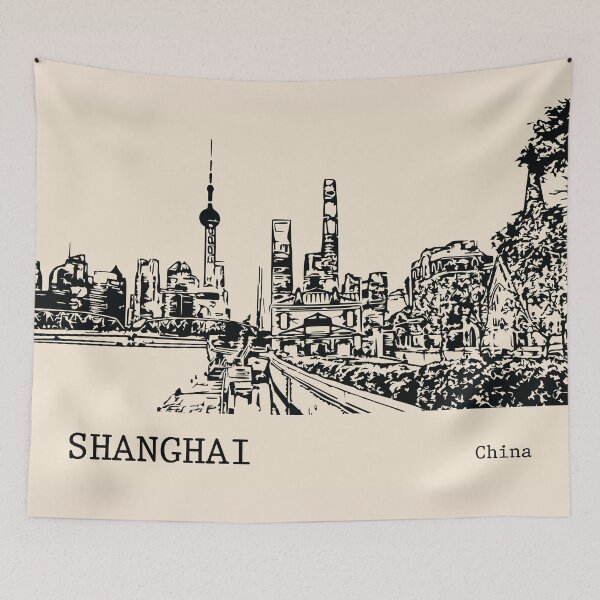 Item preview, Shanghai China designed and sold by Lakeric Cityscapes.