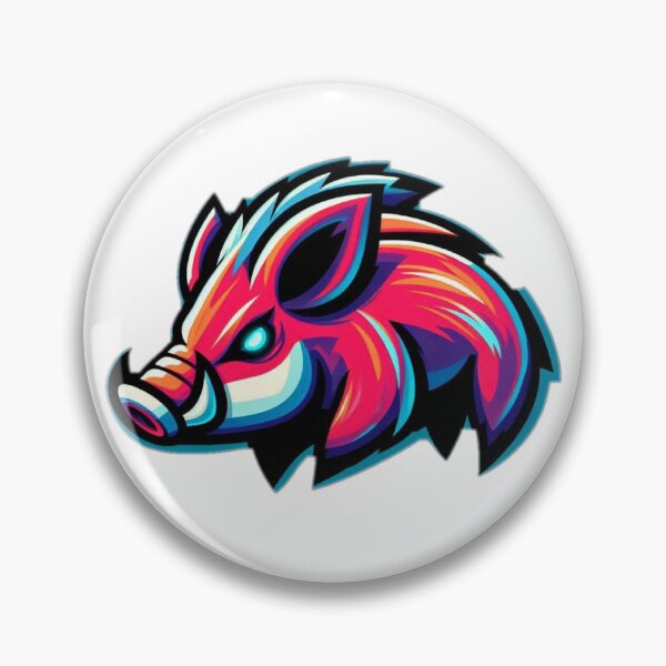 Item preview, Neon Razorback designed and sold by Spike The Punch Design Co..