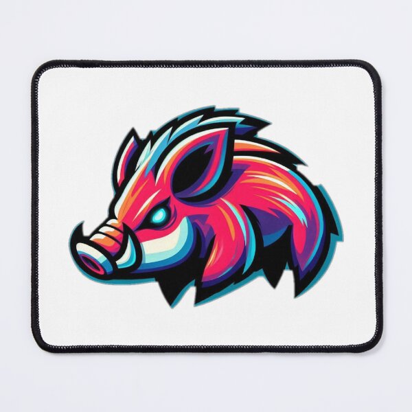 Item preview, Neon Razorback designed and sold by Spike The Punch Design Co..