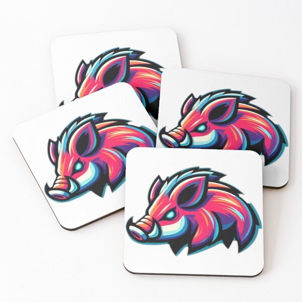 Item preview, Neon Razorback designed and sold by Spike The Punch Design Co..