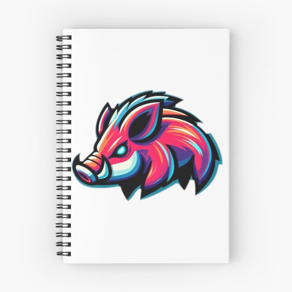 Item preview, Neon Razorback designed and sold by Spike The Punch Design Co..