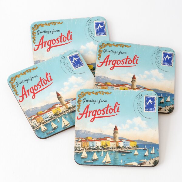 Item preview, Argostoli Ionian islands Greece Postcard Vintage Retro Travel Vintage designed and sold by TravelPostcardGems.