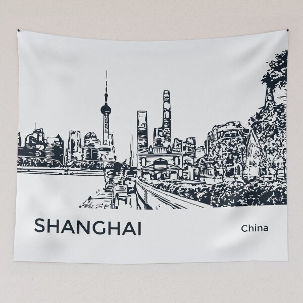 Item preview, Shanghai China designed and sold by Lakeric Cityscapes.