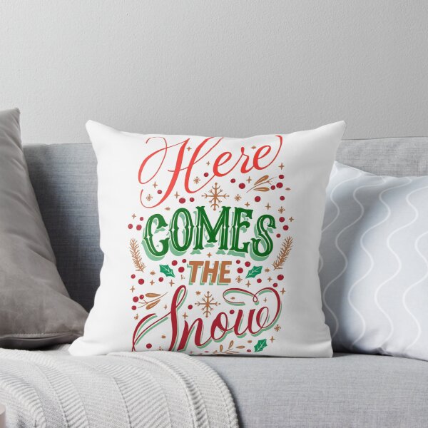 Item preview, Here Comes Snow Design: Whimsical Winter Art for Holiday Cheer designed and sold by AlienTechs.