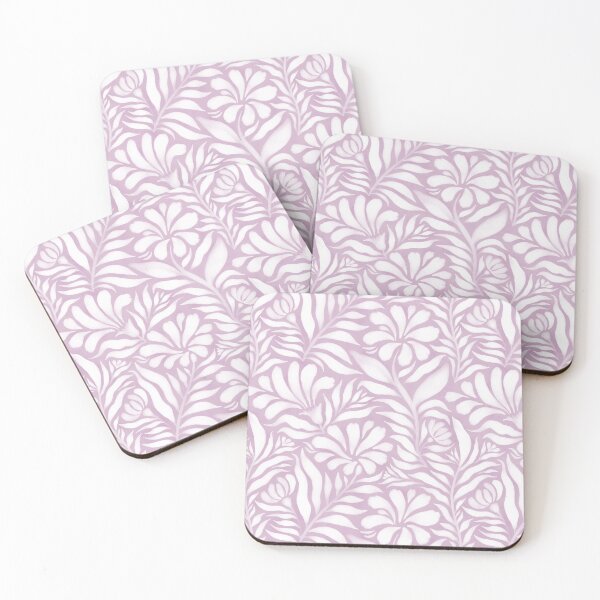 Item preview, Watercolor flower pattern in lavander and white designed and sold by Miss-Belle.
