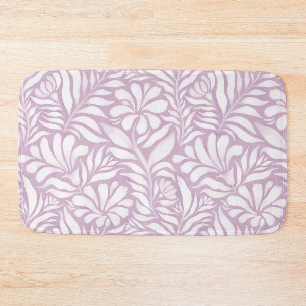 Item preview, Watercolor flower pattern in lavander and white designed and sold by Miss-Belle.