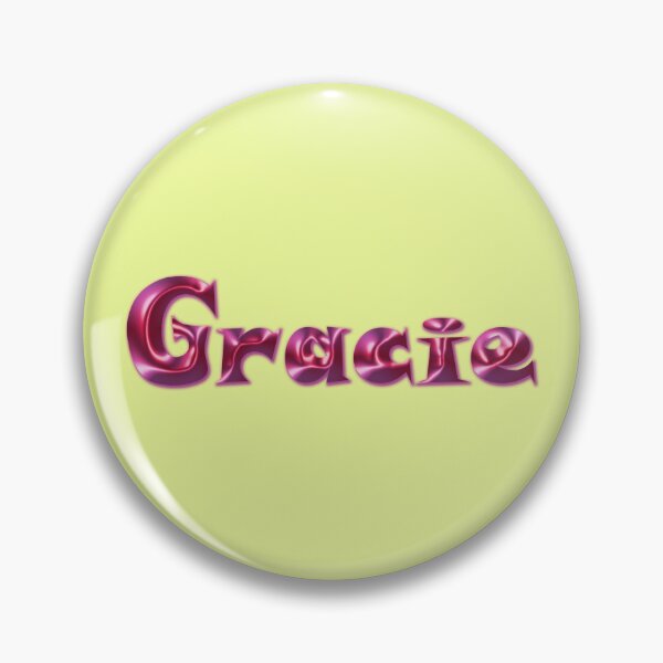 Item preview, Gracie Name Design - Pink Satin Lettering :) designed and sold by Myriel-Myriel.