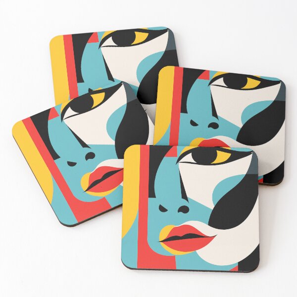Item preview, Abstract Female Portrait – Bold Street Art Inspired #4 designed and sold by NatureSight.
