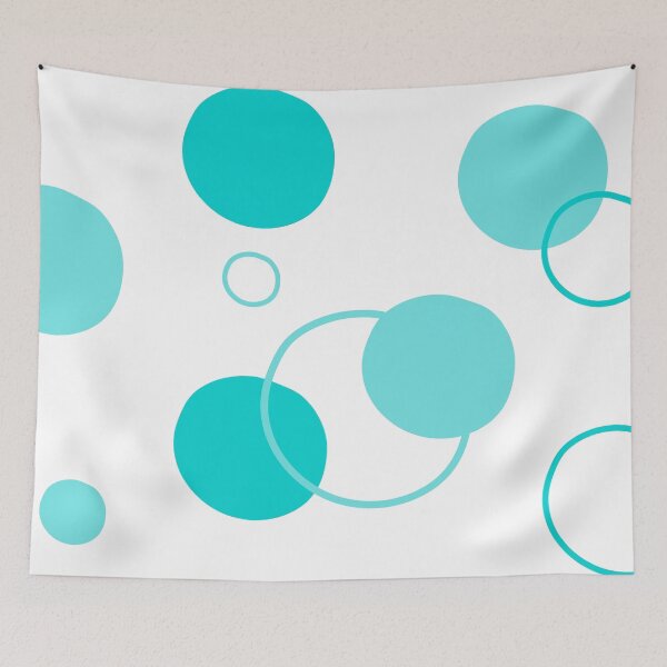 Item preview, Floating Mint Bubbles: A Dance of Lightness and Calm, Unique designed and sold by villacreativa.