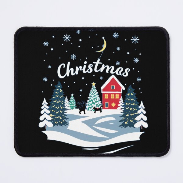 Item preview, Cozy Christmas with Snow and Reindeer Design designed and sold by AlienTechs.