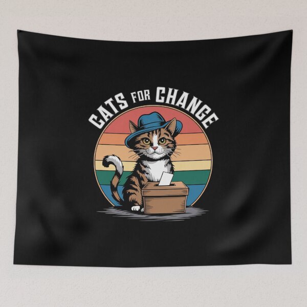 Item preview, Democrat Cat Design: Cats for Change designed and sold by Davideus.