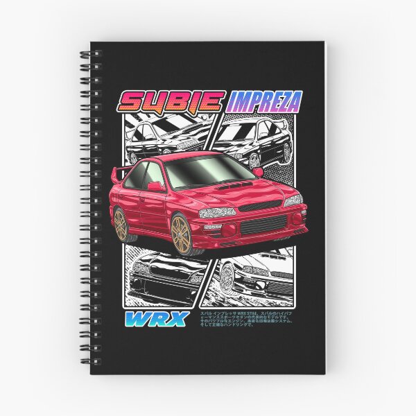 Item preview, Red Subie impreza 22B MeanEye Comic Style designed and sold by JDM Guyvit.