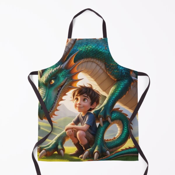 Item preview, Meet a brave boy and his loyal dragon protector! designed and sold by Josejuju.