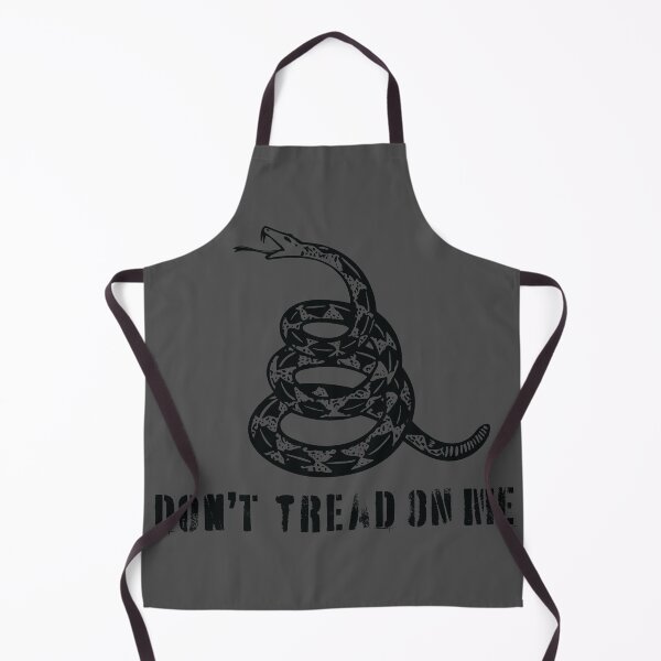 Item preview, Dont Tread On Me Distressed 80s Retro Gadsden Snake Flag Dark Gray Grey Default Background designed and sold by pelagio.