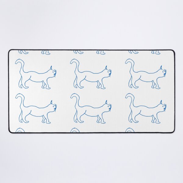 Item preview, Slinky Cat Cornflower Blue designed and sold by MagentaTwilight.