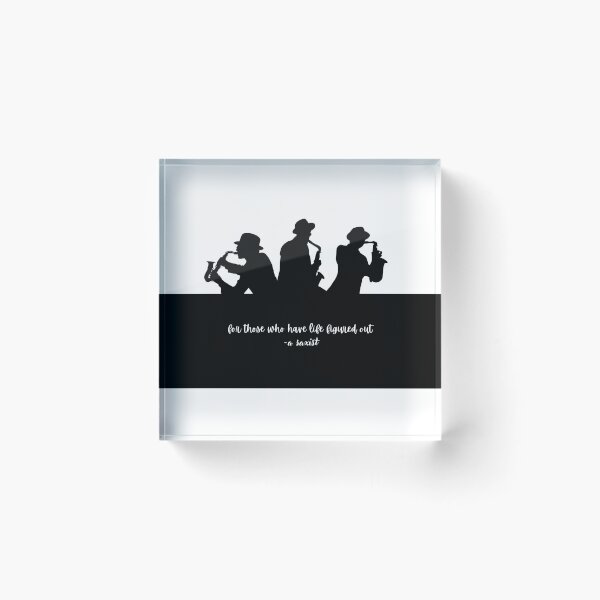 Item preview, Saxophonists with Inspiring Quote for Music Lovers designed and sold by Its-Gracie.