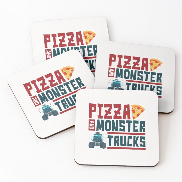 Item preview, Pizza and Monster Trucks designed and sold by jaygo.