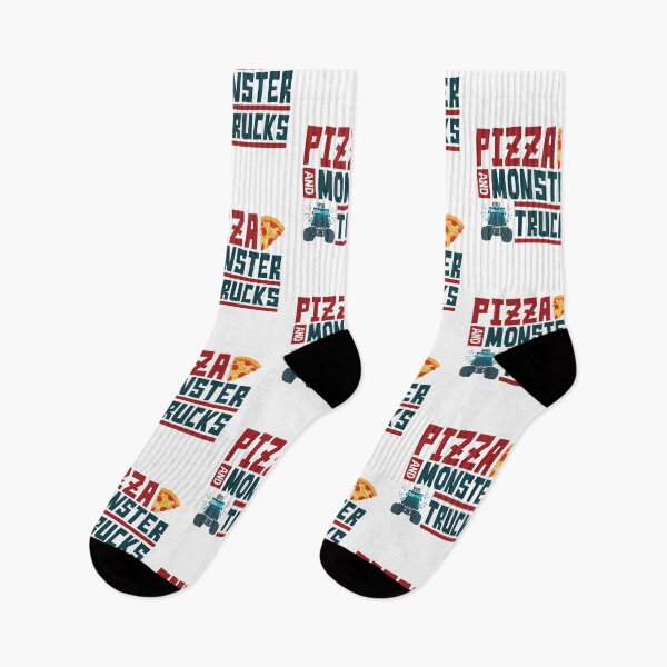 Item preview, Pizza and Monster Trucks designed and sold by jaygo.