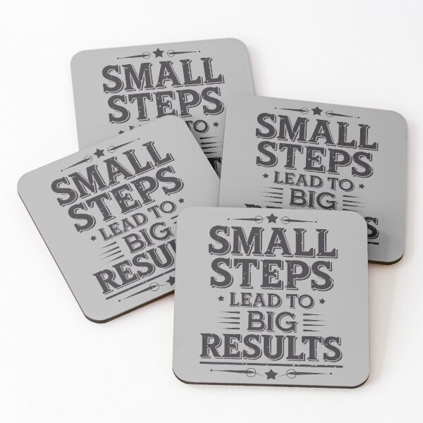 Item preview, Small Steps Lead To Big Results designed and sold by GesparHouse.