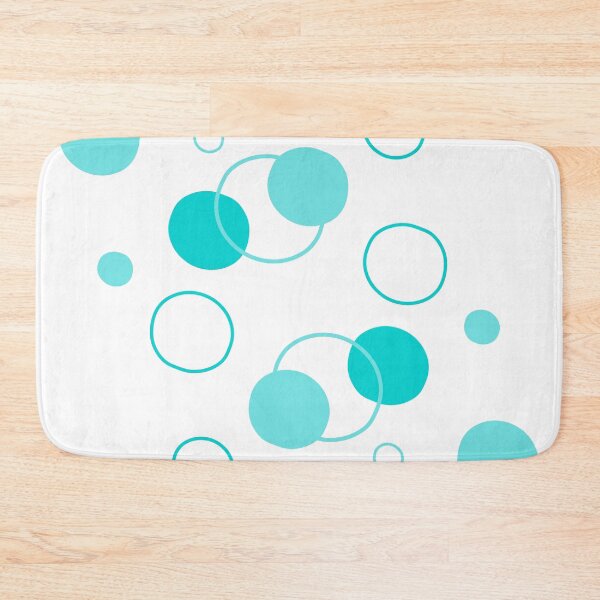 Item preview, Floating Mint Bubbles Pattern: A Dance of Lightness and Calm, Unique designed and sold by villacreativa.