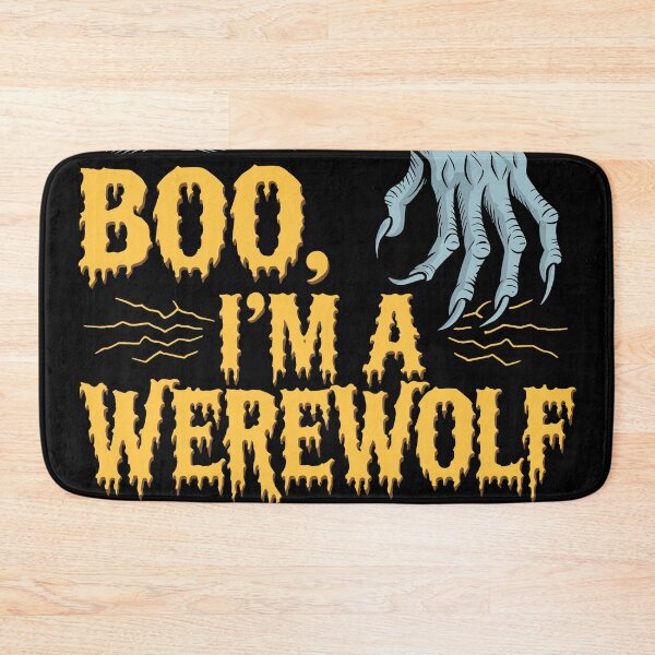 Item preview, Boo I'm a Werewolf Halloween designed and sold by Quirky Shirts.