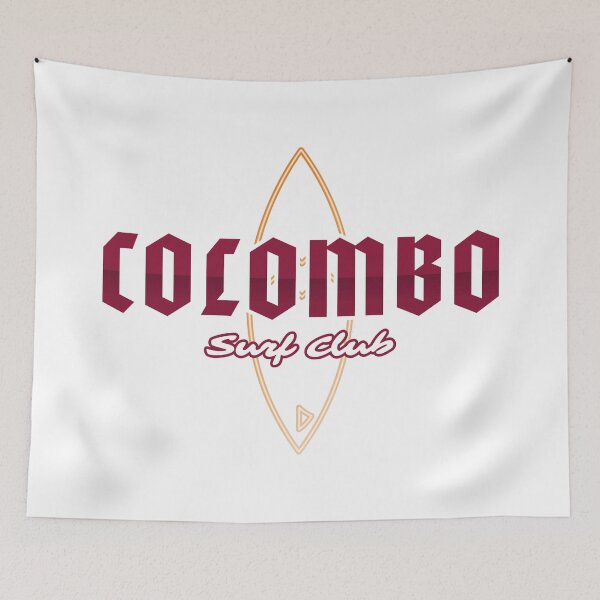 Item preview, Retro Surf Club Colombo Morocco Graphic designed and sold by Bold & Brewed.