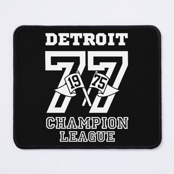 Item preview, Baseball Detroit 77 Champion League Typography designed and sold by The magic Yellow bus.