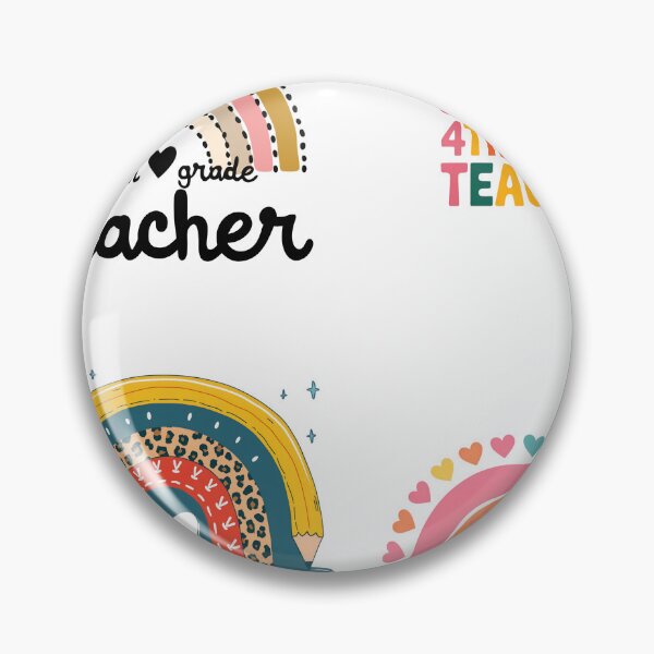 Item preview, Fourth Grade Teacher Boho Rainbow 4Th Grade Teacher, pack Sticker designed and sold by Almasrigroup.