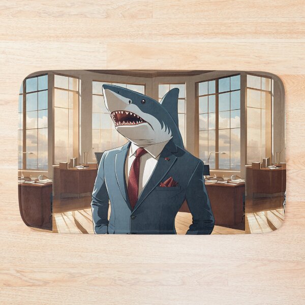 Item preview, Preppy Shark, Business Shark. designed and sold by DotisDreams.