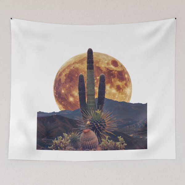 Item preview, Collage Wall Art T-shirt Design: Cactus in the Desert designed and sold by ForeverPrintsOK.