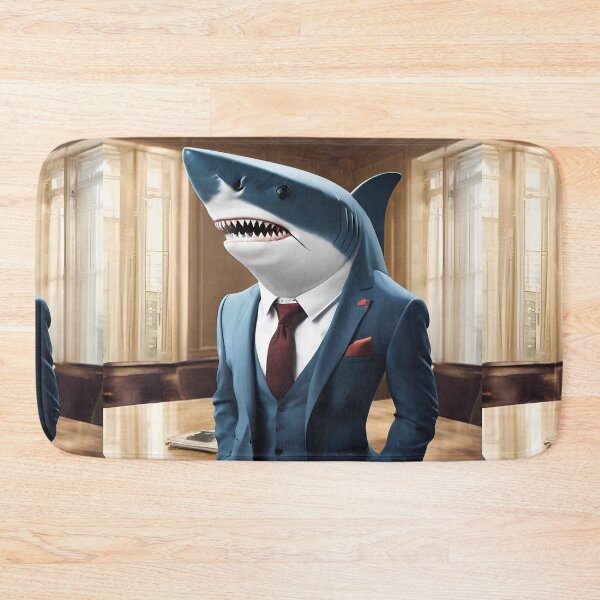 Item preview, Preppy Shark, Business Shark. designed and sold by DotisDreams.