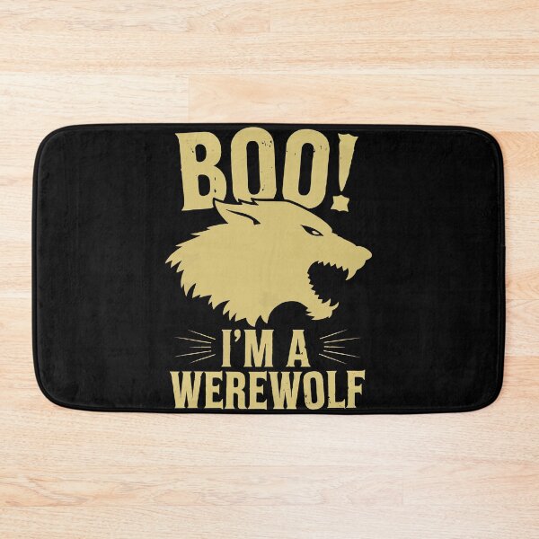 Item preview, Boo! I'm a Werewolf Bold Halloween designed and sold by Quirky Shirts.