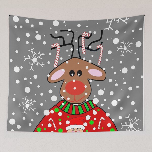 Item preview, Cute Reindeer Antlers With Candy Canes designed and sold by Sartoris Art.