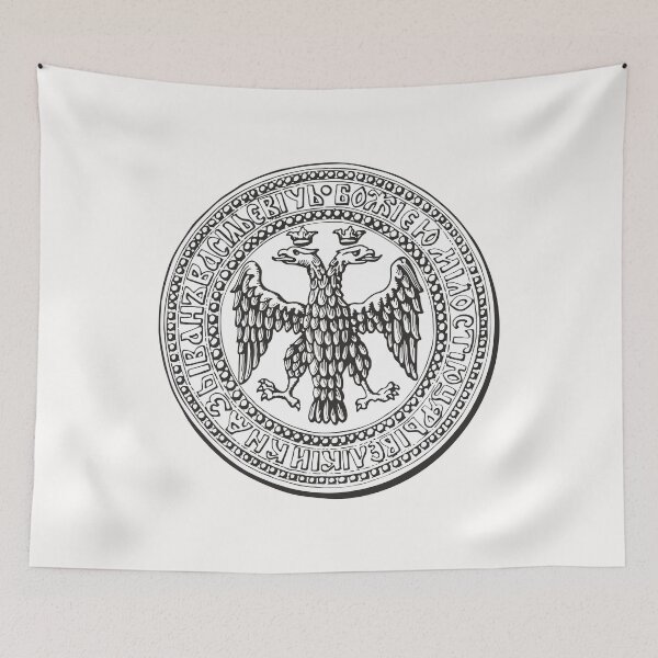Item preview, Vintage Ivan the Terrible Russian Coat of Arms – Classic Tsarist Emblem Design designed and sold by paulo silveira.