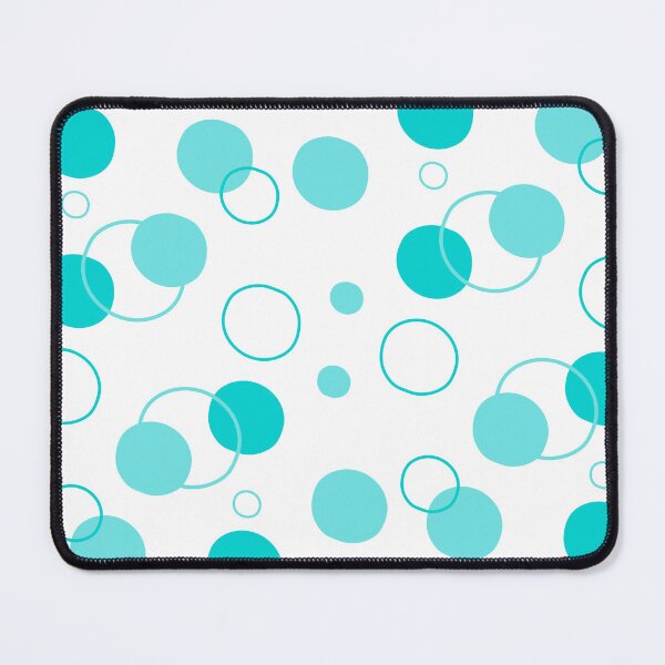 Item preview, Floating Mint Bubbles Pattern 2: A Dance of Lightness and Calm, Unique designed and sold by villacreativa.
