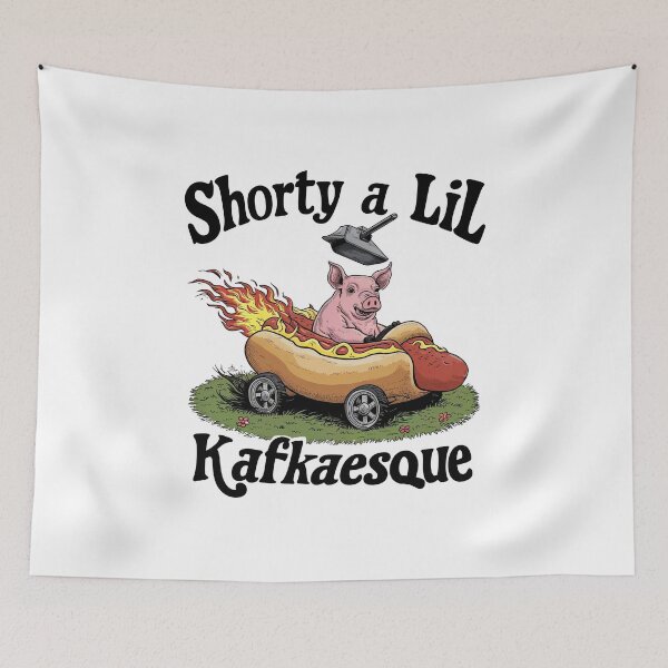Item preview, Shorty a Lil Kafkaesque" T-Shirt | Funny Literary Graphic Tee designed and sold by DarkEmporium20.