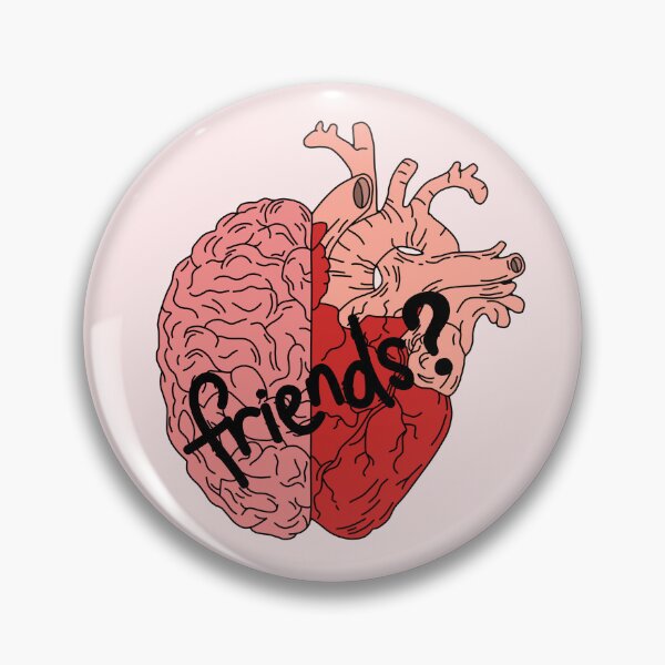 Item preview, Heart & brain are friends  designed and sold by NurzZz73.