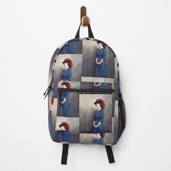 Item preview, Portrait of a lady in a blue dress (Angela McInnes) -  John Collier designed and sold by Vintage Designs +.