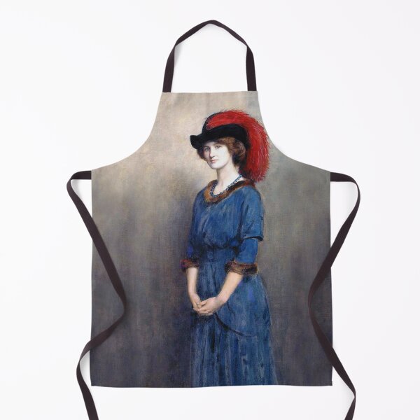 Item preview, Portrait of a lady in a blue dress (Angela McInnes) -  John Collier designed and sold by Vintage Designs +.