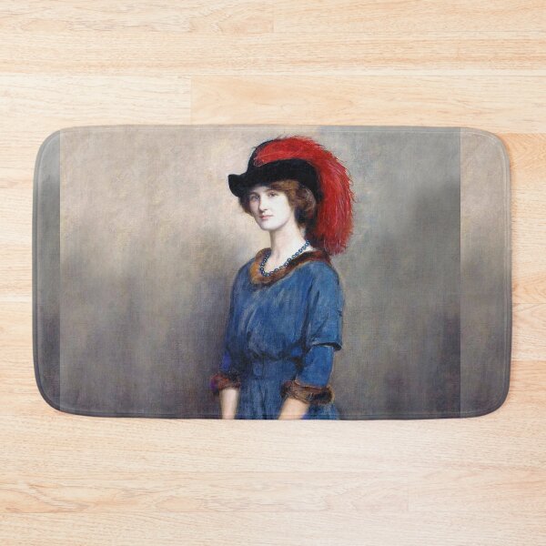 Item preview, Portrait of a lady in a blue dress (Angela McInnes) -  John Collier designed and sold by Vintage Designs +.