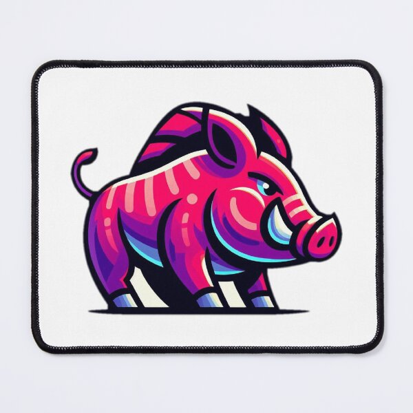 Item preview, Neon Razorback designed and sold by Spike The Punch Design Co..