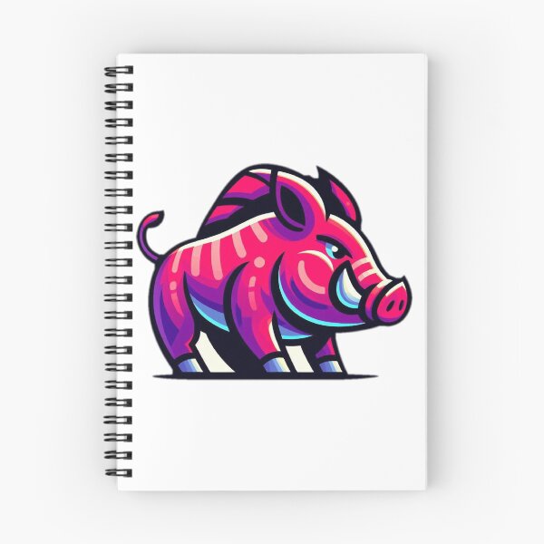 Item preview, Neon Razorback designed and sold by Spike The Punch Design Co..