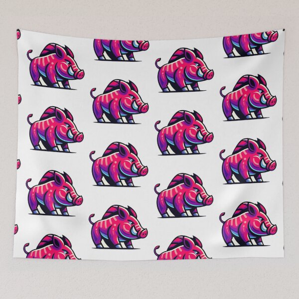 Item preview, Neon Razorback designed and sold by Spike The Punch Design Co..