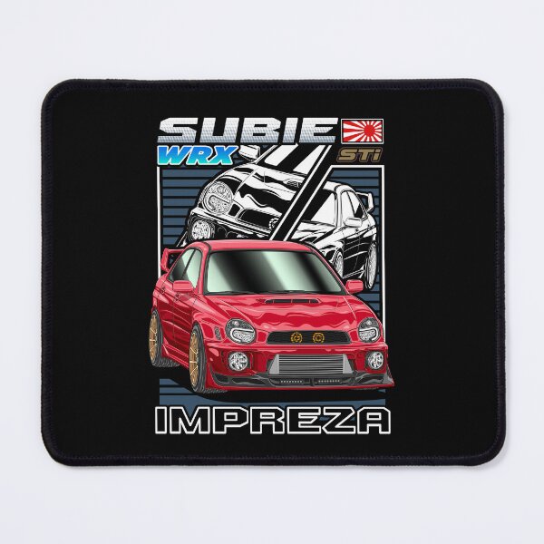 Item preview, Red Subie Impreza WRX STi Bug Eye Comic Style designed and sold by JDM Guyvit.