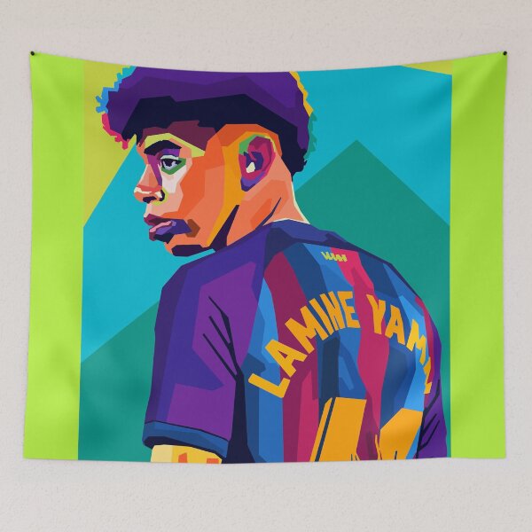 Item preview, Lamine Yamal Wpap Pop Art designed and sold by stellmutha.