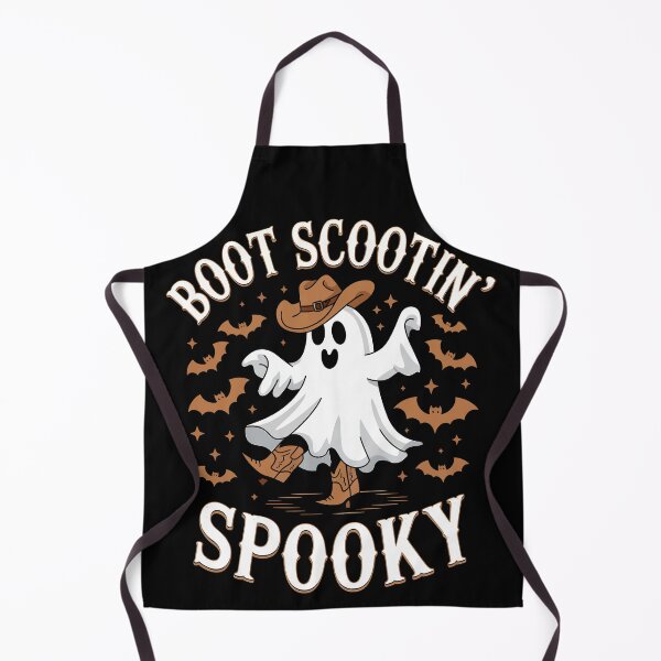 Item preview, Boot Scootin' Spooky Ghost Halloween designed and sold by Quirky Shirts.